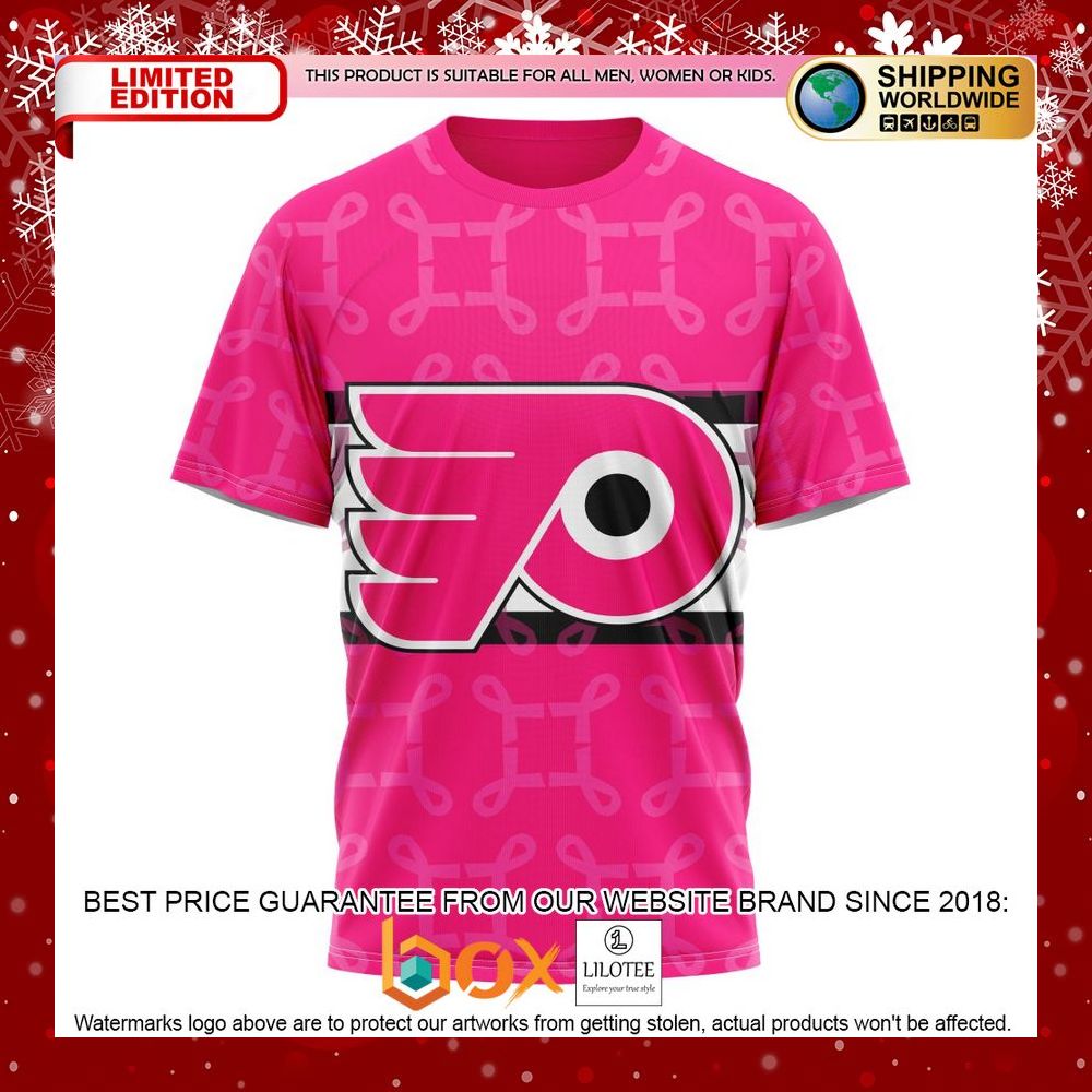 HOT Philadelphia Flyers Breast Cancer CUSTOM Shirt, Hoodie 8