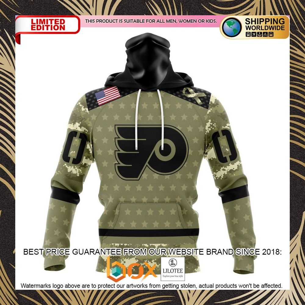 BEST NHL Philadelphia Flyers Special Camo Military Appreciation Personalized 3D Shirt, Hoodie 4
