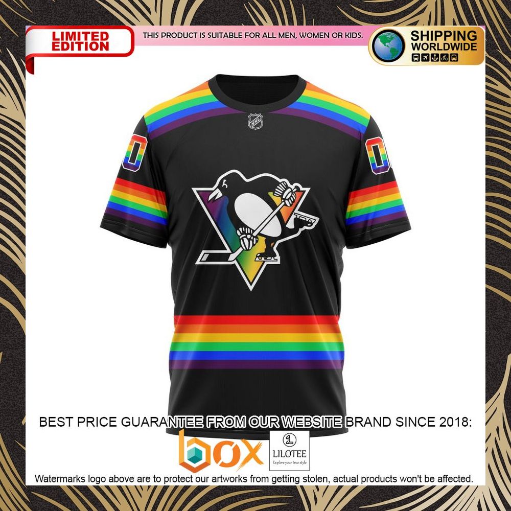 BEST NHL Pittsburgh Penguins LGBT Pride Personalized 3D Shirt, Hoodie 8