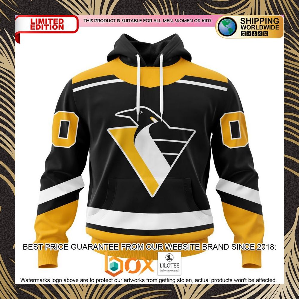 BEST NHL Pittsburgh Penguins Reverse Retro Kits 2022 Personalized 3D Shirt, Hoodie 1
