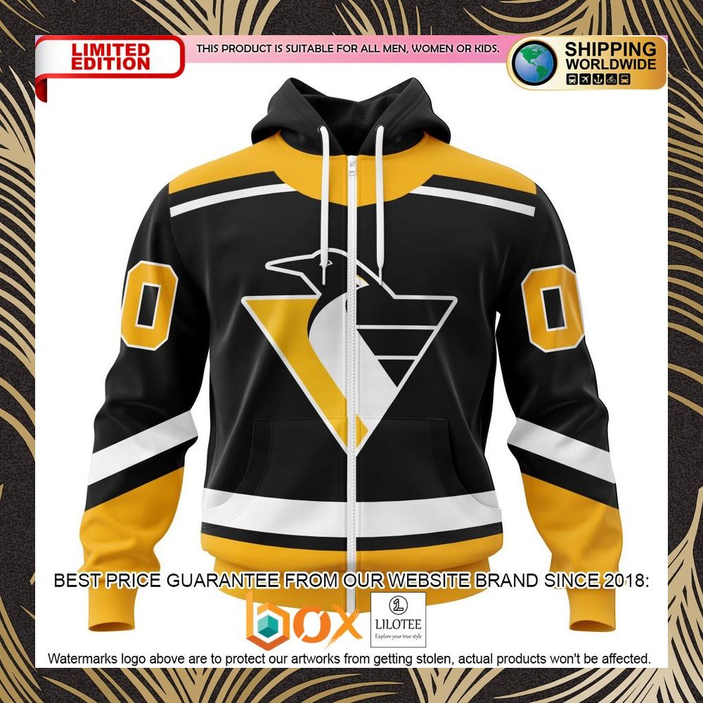 BEST NHL Pittsburgh Penguins Reverse Retro Kits 2022 Personalized 3D Shirt, Hoodie 2