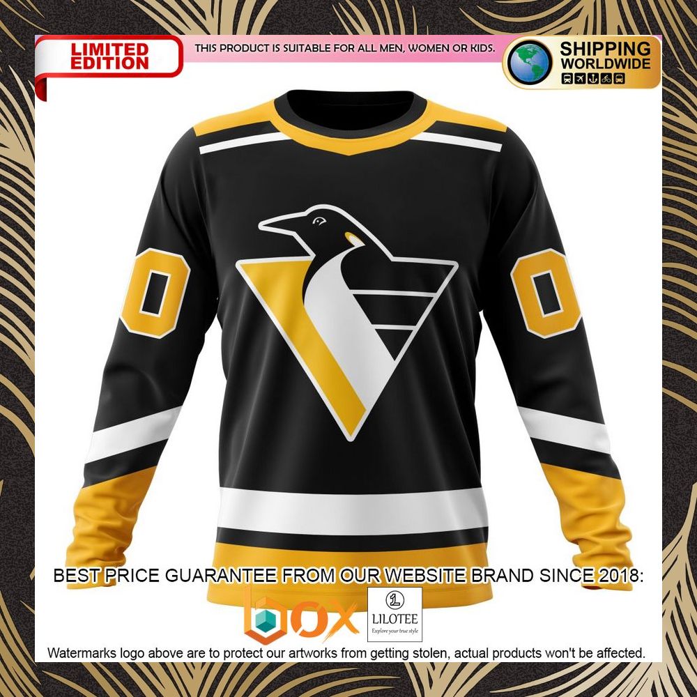 BEST NHL Pittsburgh Penguins Reverse Retro Kits 2022 Personalized 3D Shirt, Hoodie 6