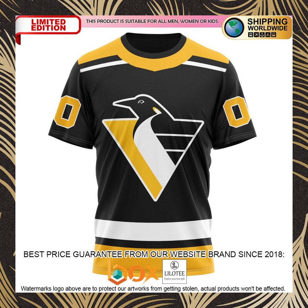 BEST NHL Pittsburgh Penguins Reverse Retro Kits 2022 Personalized 3D Shirt, Hoodie 8