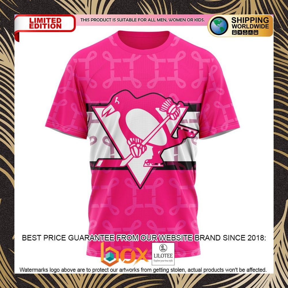 BEST NHL Pittsburgh Penguins Specialized Design I Pink I Can! IN OCTOBER WE WEAR PINK BREAST CANCER Personalized 3D Shirt, Hoodie 8
