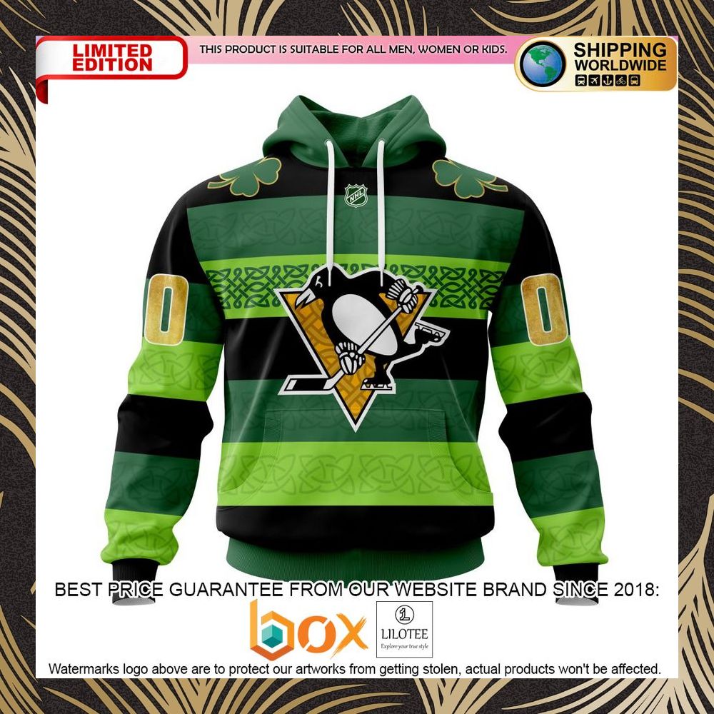 BEST NHL Pittsburgh Penguins St.Patrick Days Concepts Personalized 3D Shirt, Hoodie 1