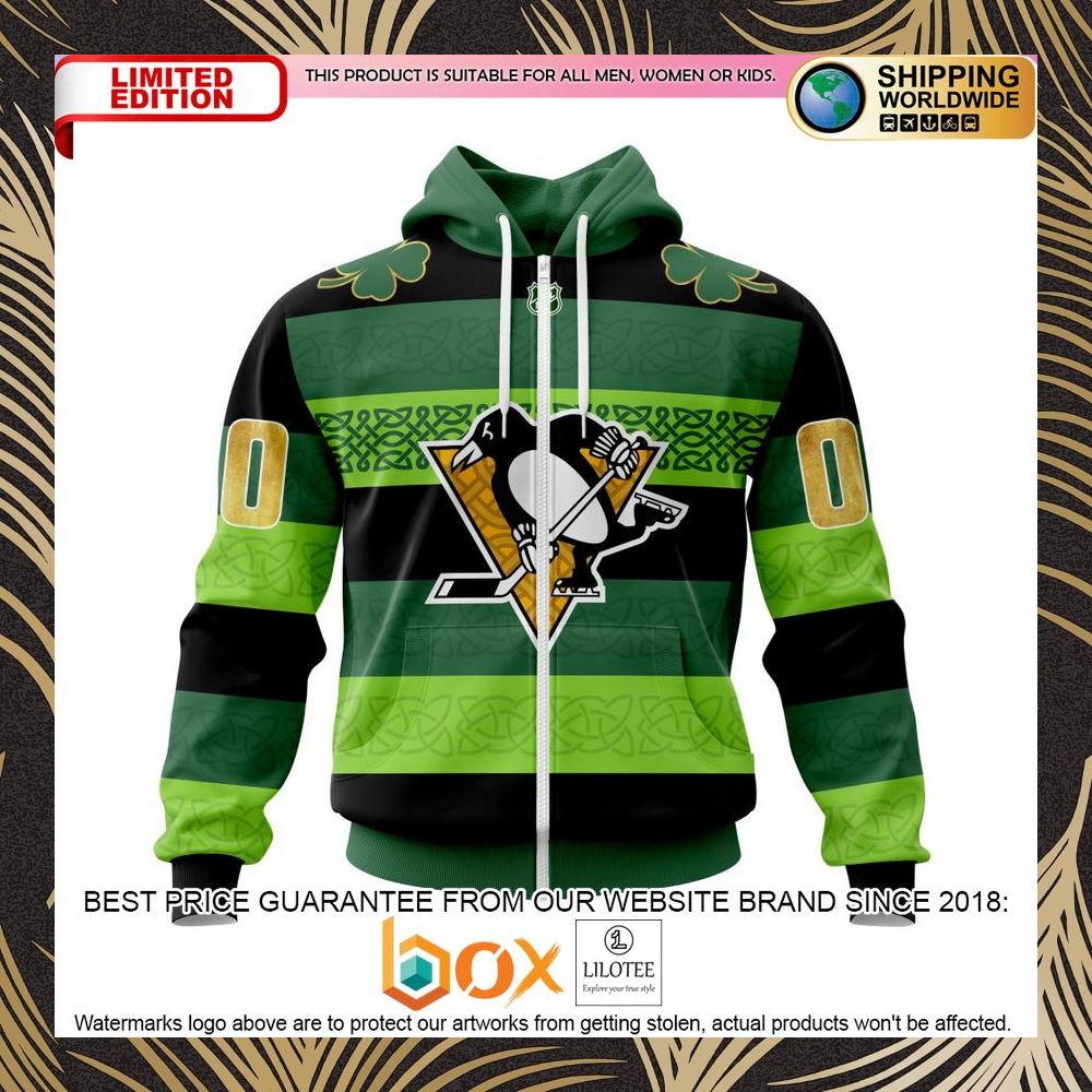 BEST NHL Pittsburgh Penguins St.Patrick Days Concepts Personalized 3D Shirt, Hoodie 2