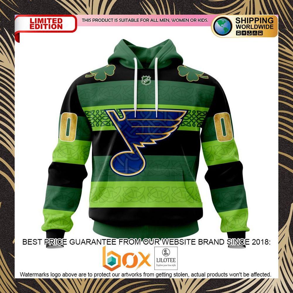 BEST NHL St. Louis Blues St.Patrick Days Concepts Personalized 3D Shirt, Hoodie 1