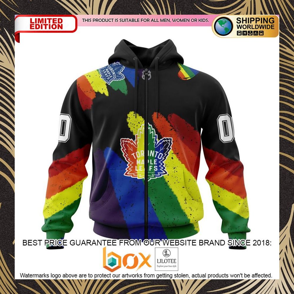 BEST NHL Toronto Maple Leafs LGBT Pride V0022 Personalized 3D Shirt, Hoodie 2