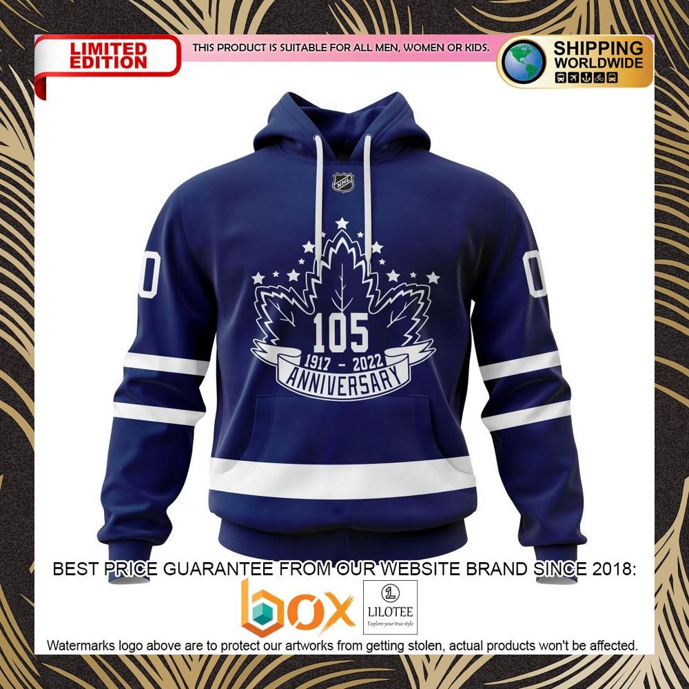BEST NHL Toronto Maple Leafs Specialized 2022 Concepts With 105 Years Anniversary Logo 0 Personalized 3D Shirt, Hoodie 1