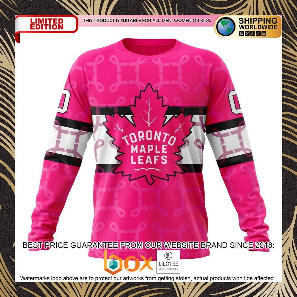 BEST NHL Toronto Maple Leafs Specialized Design I Pink I Can! IN OCTOBER WE WEAR PINK BREAST CANCER Personalized 3D Shirt, Hoodie 6
