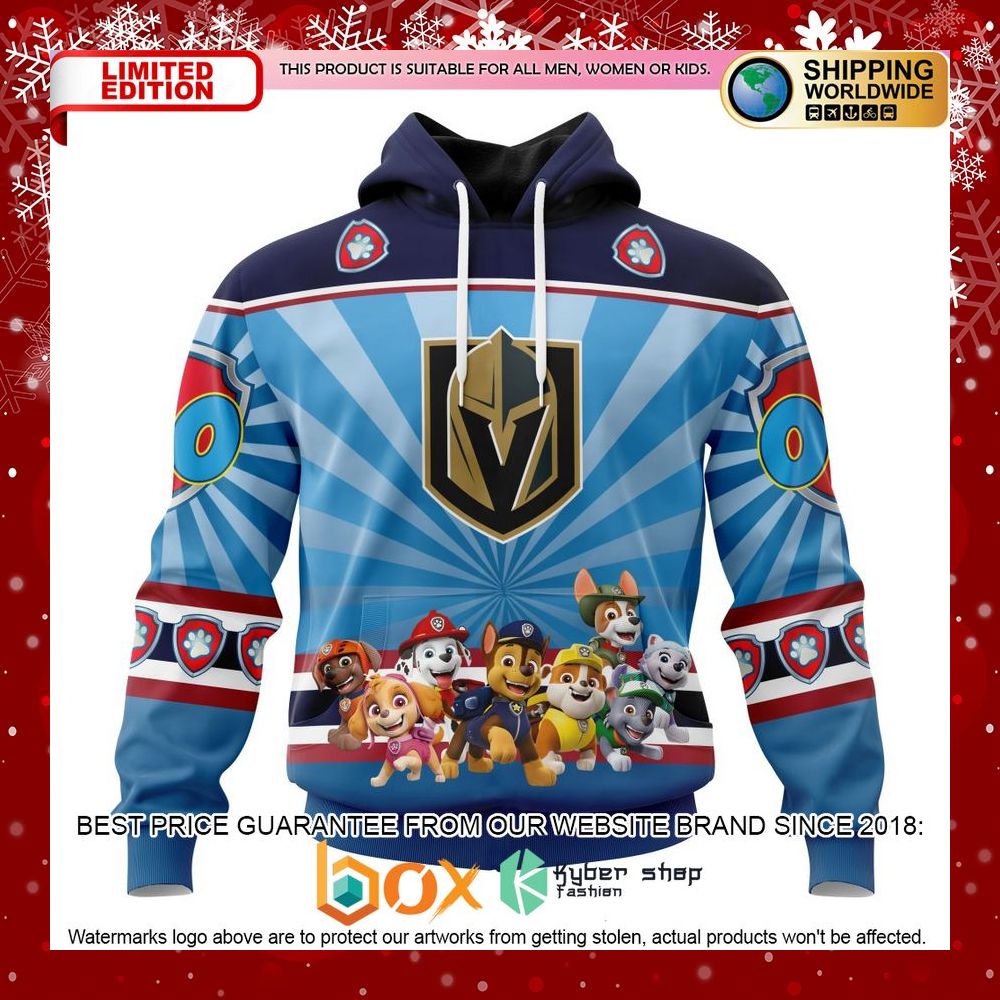 NEW NHL Vegas Golden Knights Special Paw Patrol Kits Custom Shirt 27
