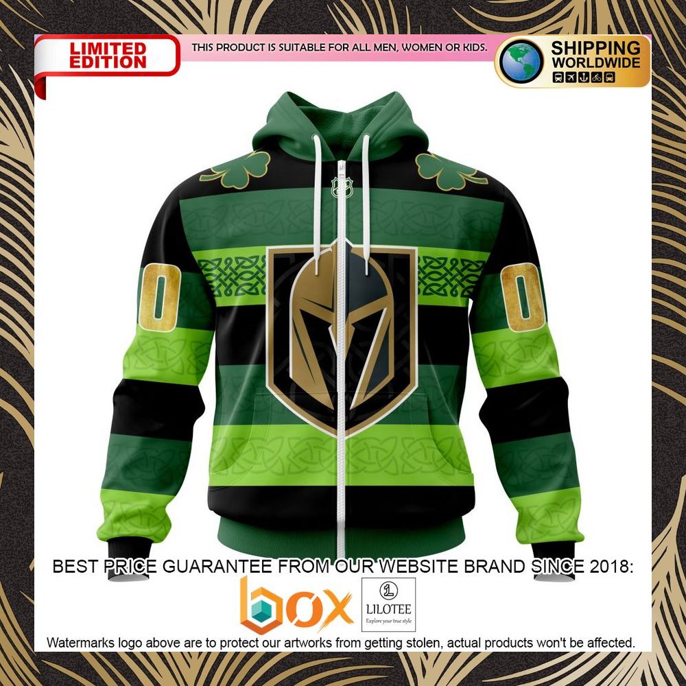 BEST NHL Vegas Golden Knights St.Patrick Days Concepts Personalized 3D Shirt, Hoodie 2