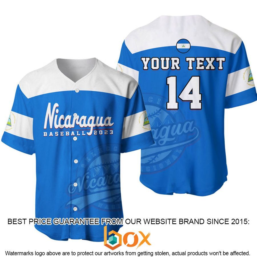 NEW Customized Nicaragua Baseball Jersey 10