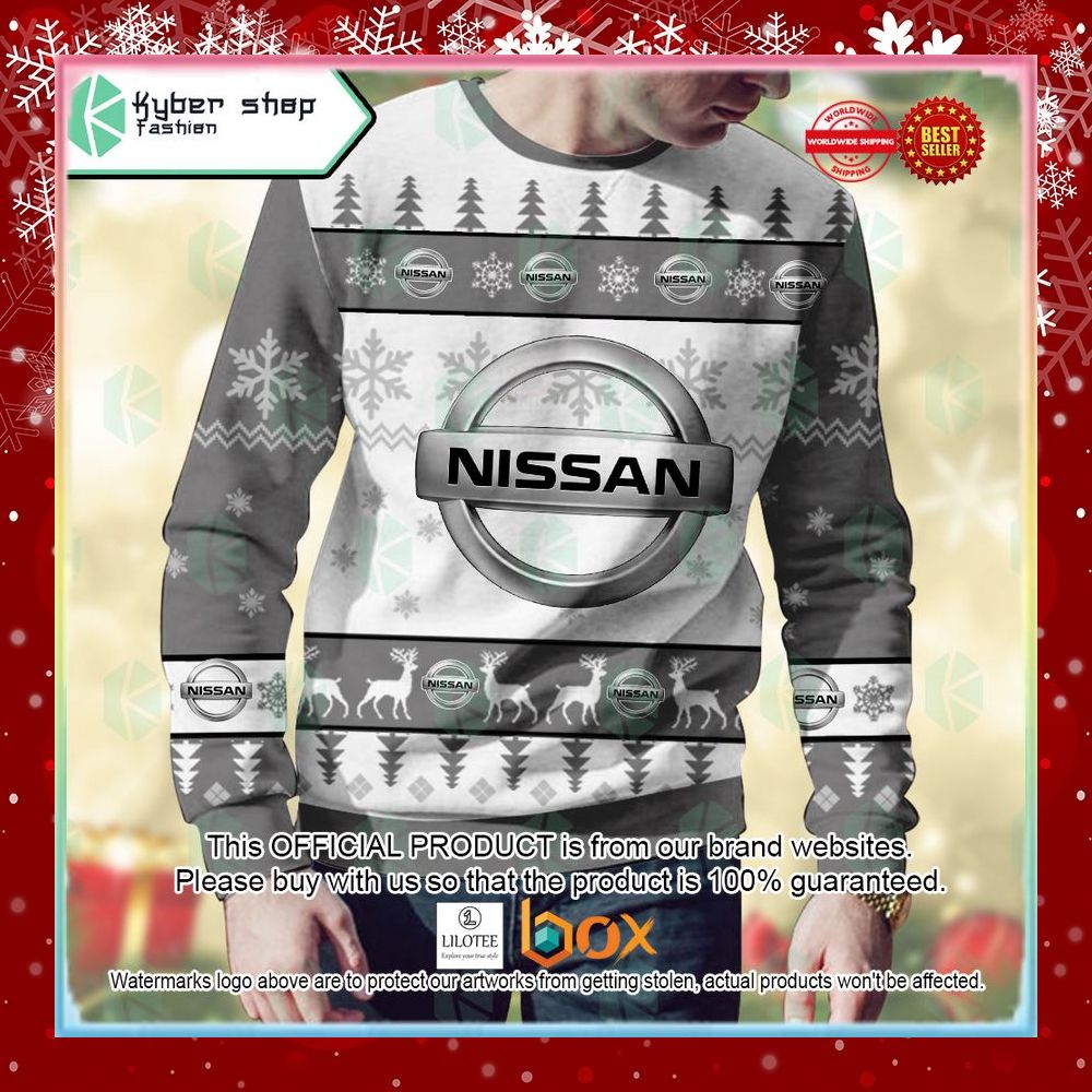 BEST Personalized Nissan Sweater Christmas 7