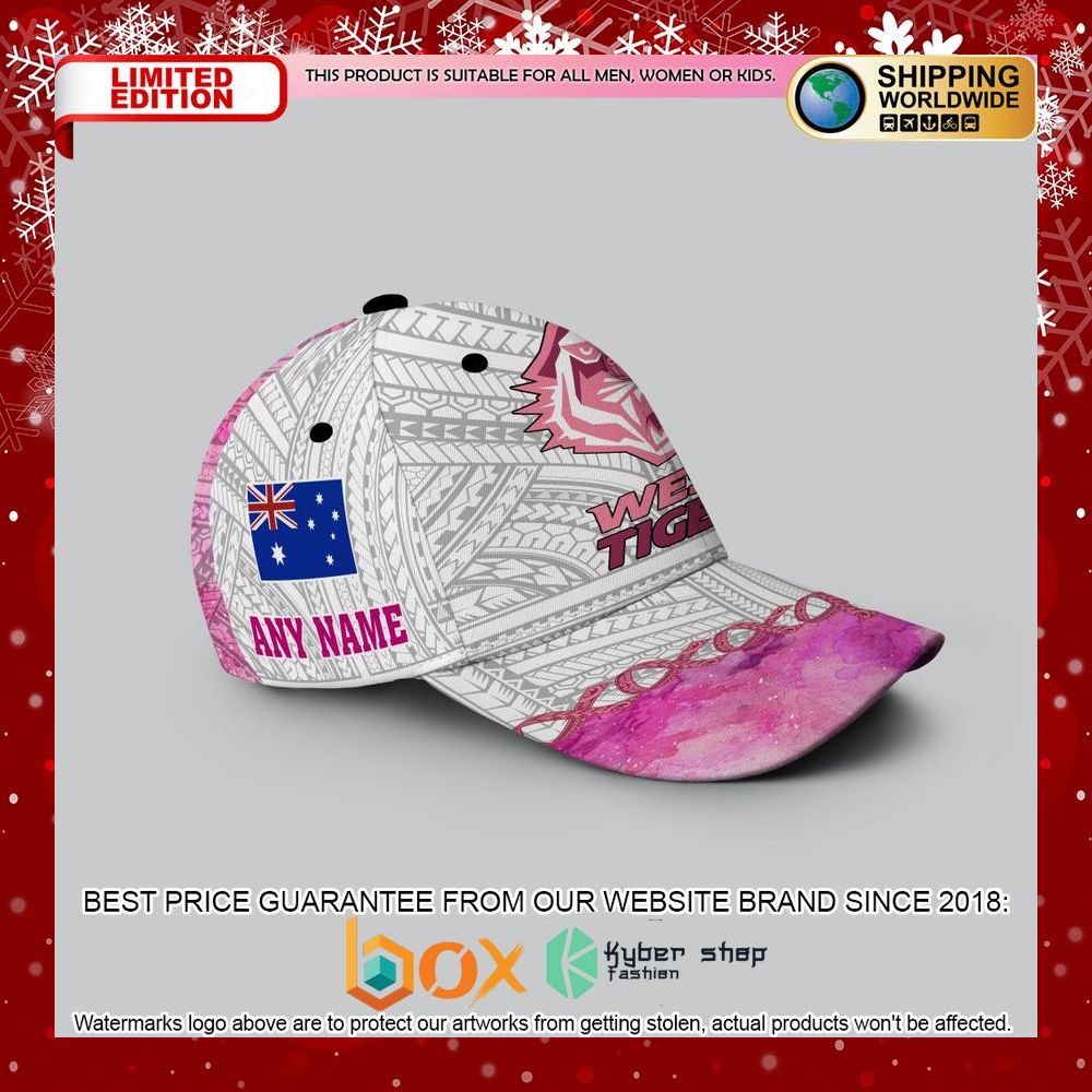 NEW NRL Wests Tigers We Fights Again Cancer With Samoa Spirits Custom Cap 6