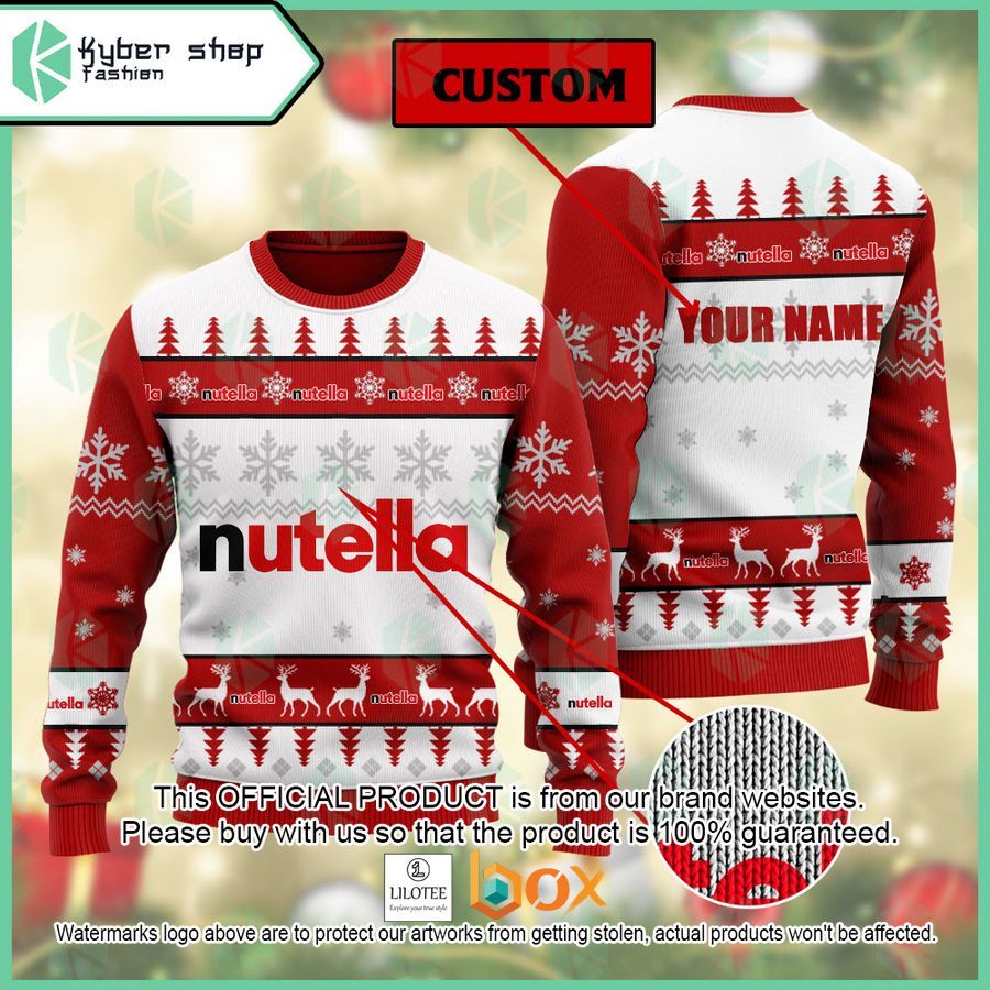 BEST Personalized Nutella Sweater Christmas 1