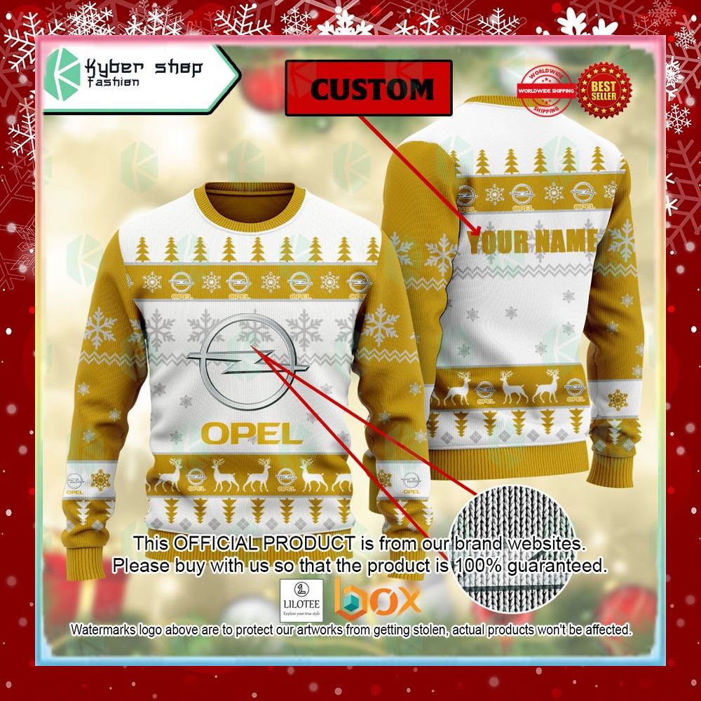 BEST Personalized Opel Sweater Christmas 6