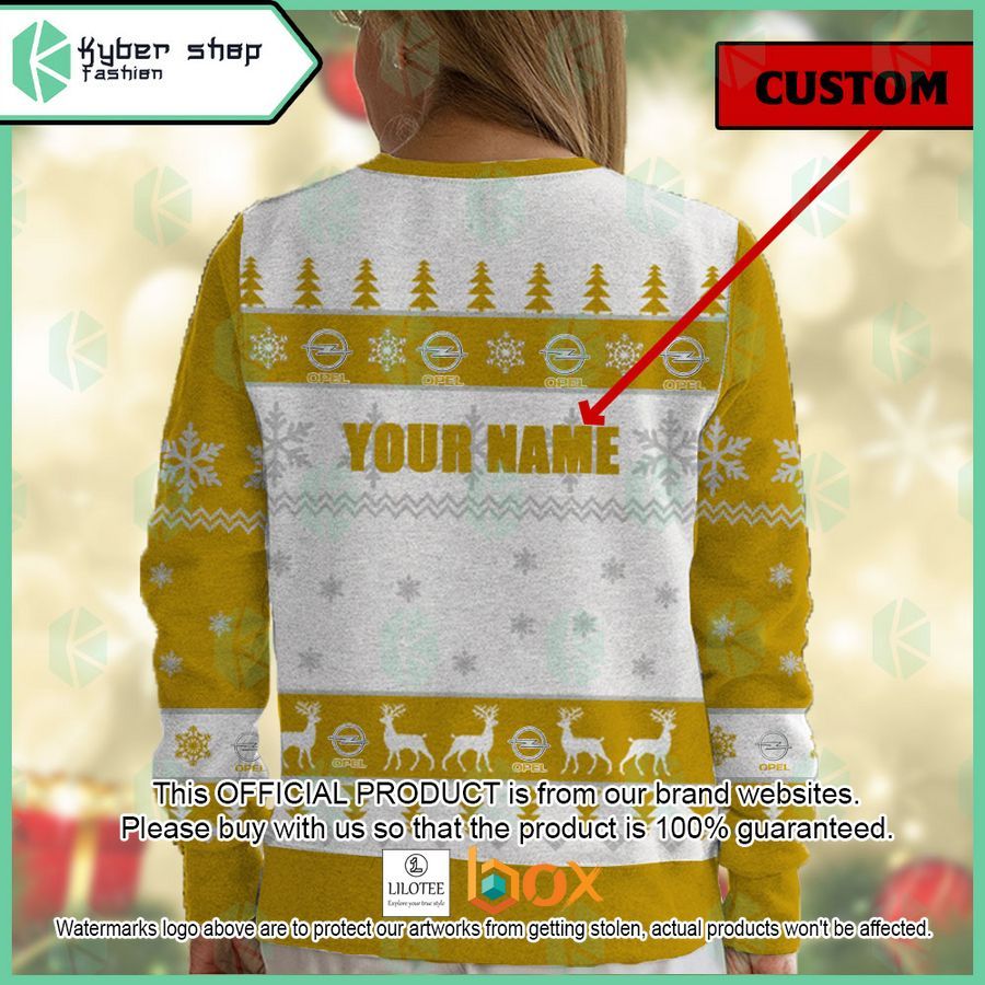 BEST Personalized Opel Sweater Christmas 5