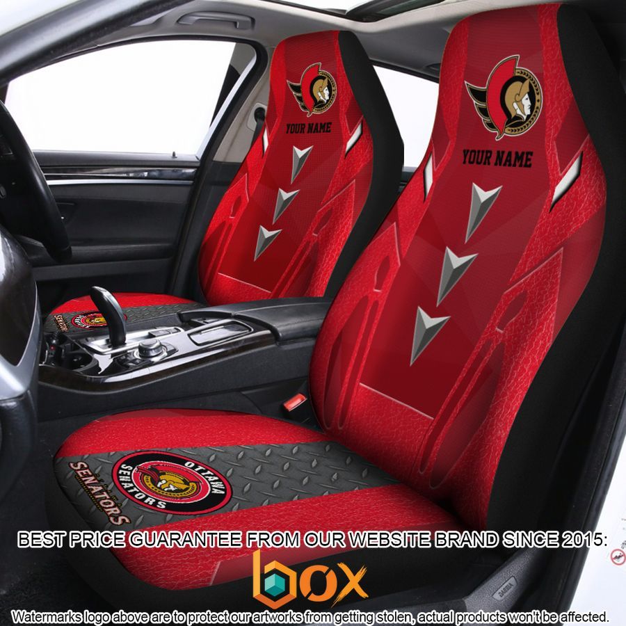 BEST Personalized Ottawa Senators Car Seat Covers 10