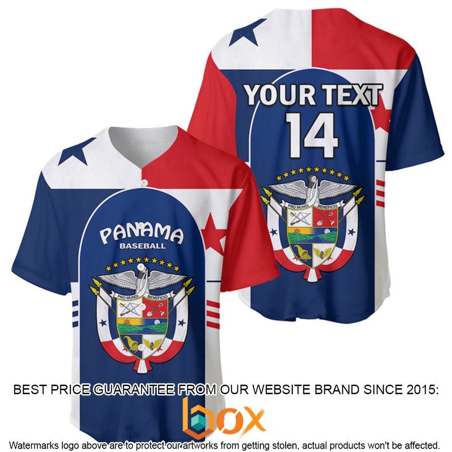 NEW Customized Panama 2023 Flag Sporty Baseball Jersey 1