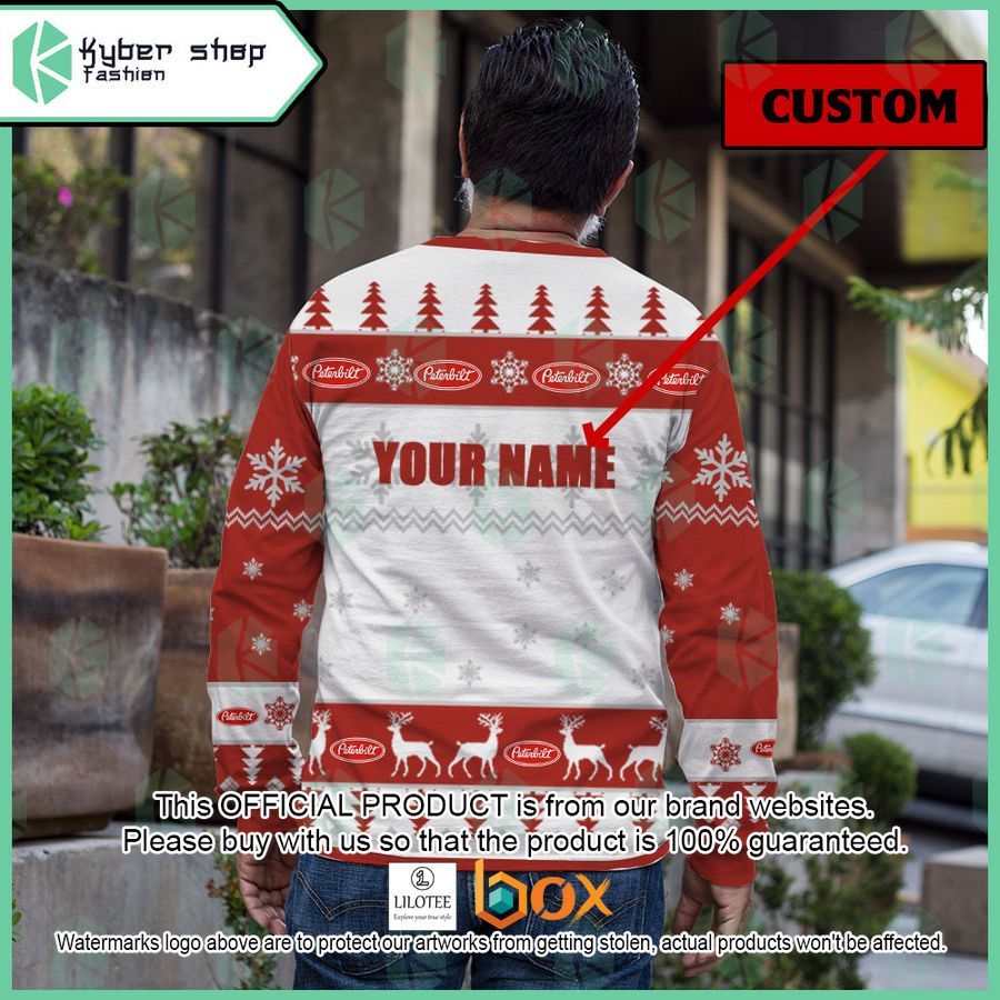 BEST Personalized Peterbilt Sweater Christmas 3