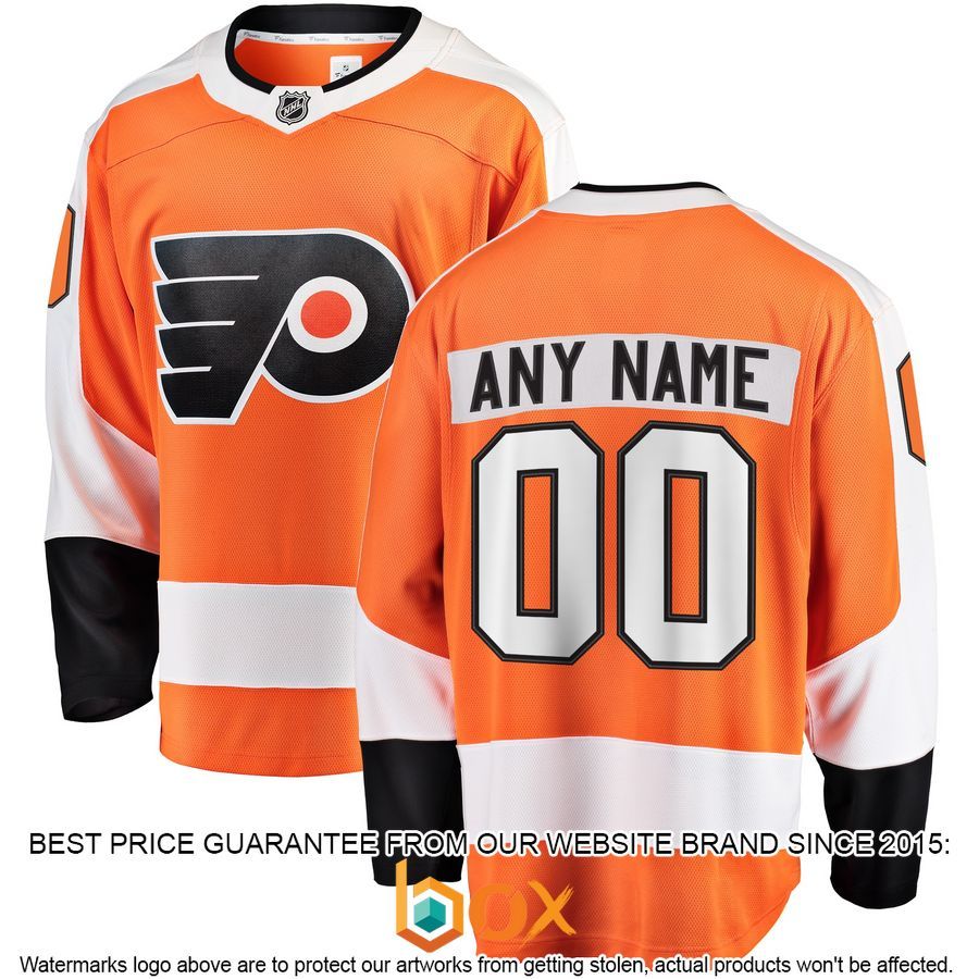 NEW Personalized Philadelphia Flyers Away White Hockey Jersey 5
