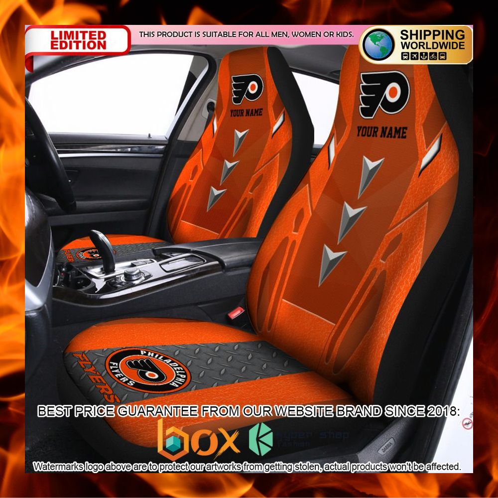 BEST Personalized Philadelphia Flyers Car Seat Covers 3
