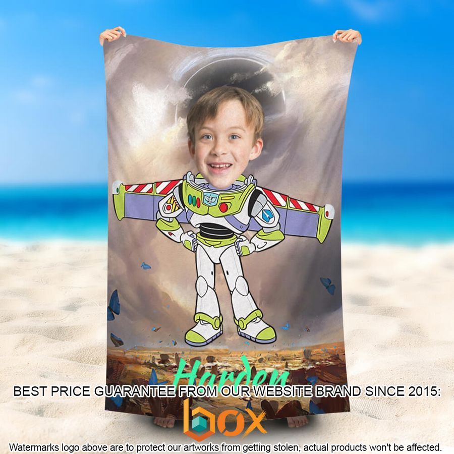 HOT Customized Buzz Lightyear With Wing Beach Towel 20