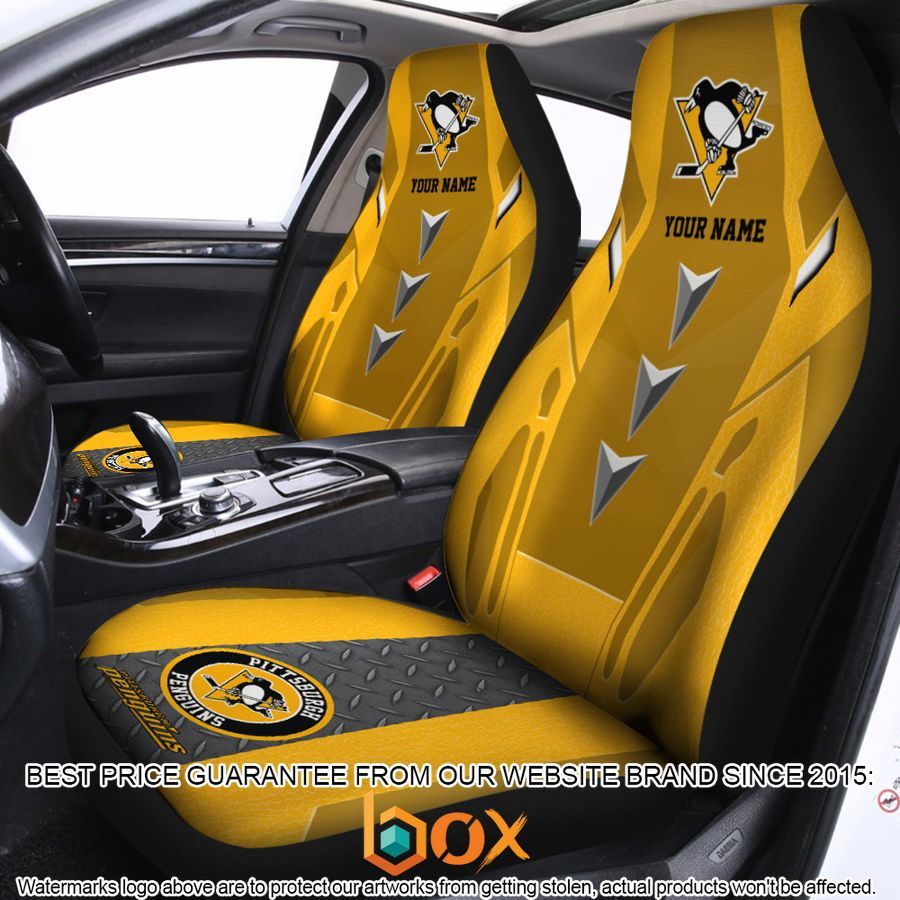 BEST Personalized Pittsburgh Penguins Car Seat Covers 7