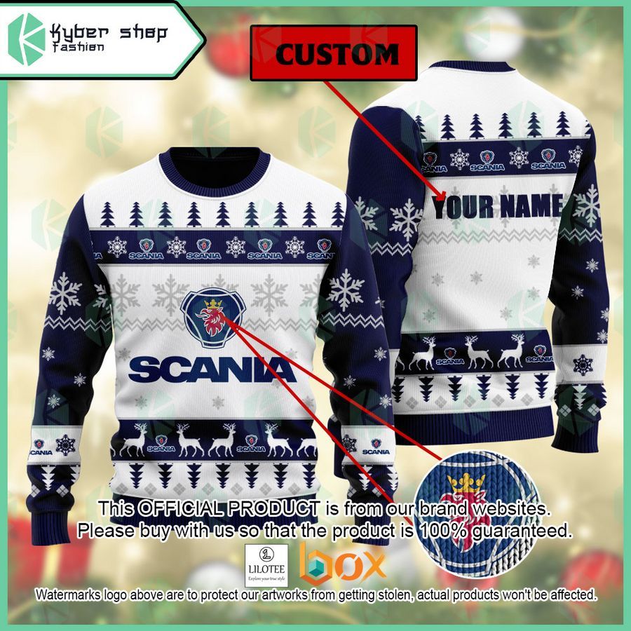 BEST Personalized Scania Sweater Christmas 1