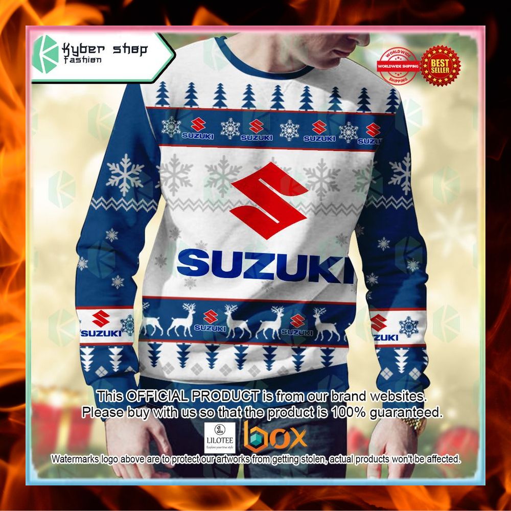 BEST Personalized Suzuki Sweater Christmas 7