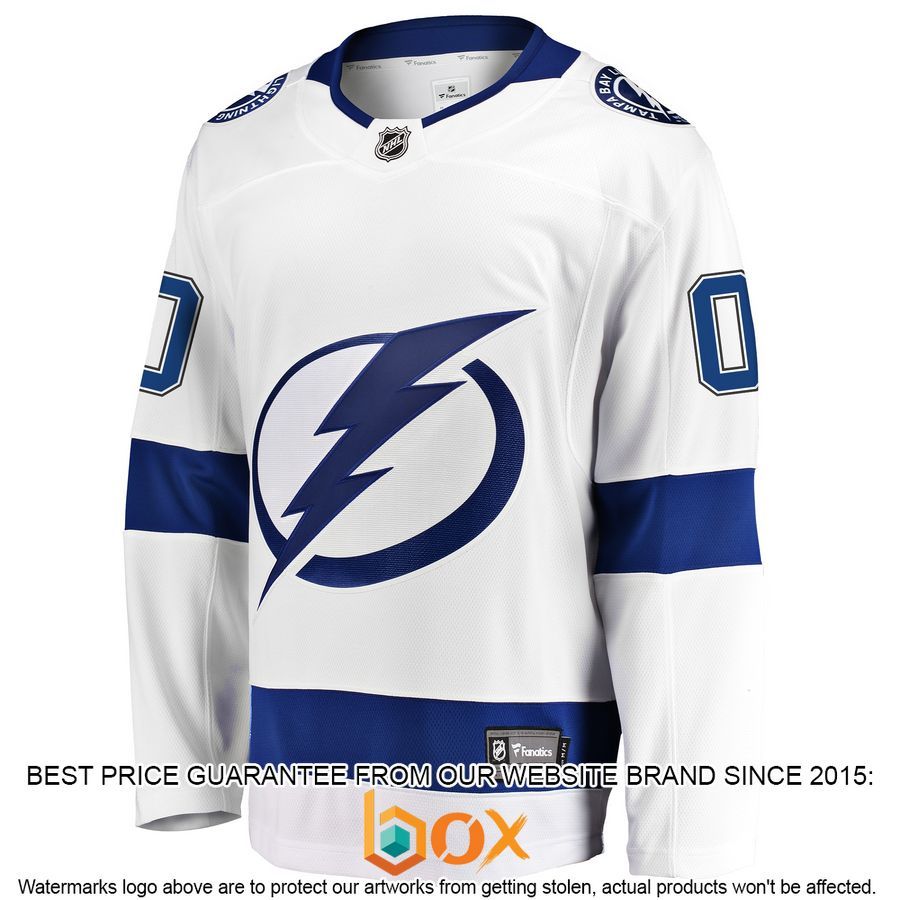 NEW Personalized Tampa Bay Lightning Away White Hockey Jersey 2