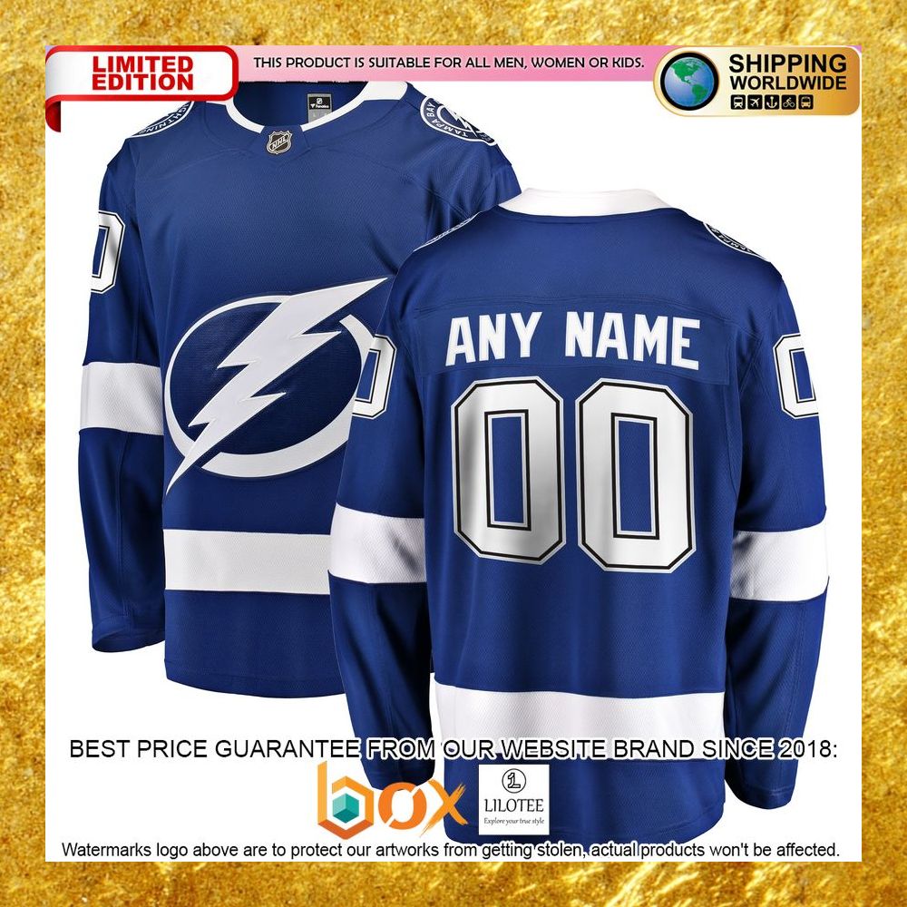 NEW Personalized Tampa Bay Lightning Away White Hockey Jersey 10