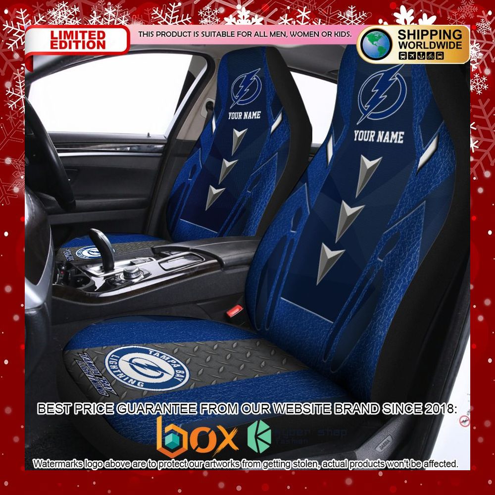 BEST Personalized Tampa Bay Lightning Car Seat Covers 12