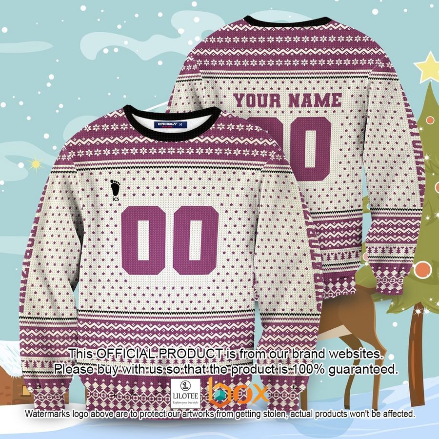 BEST Personalized Team Shiratorizawa Christmas Ugly Sweater 2