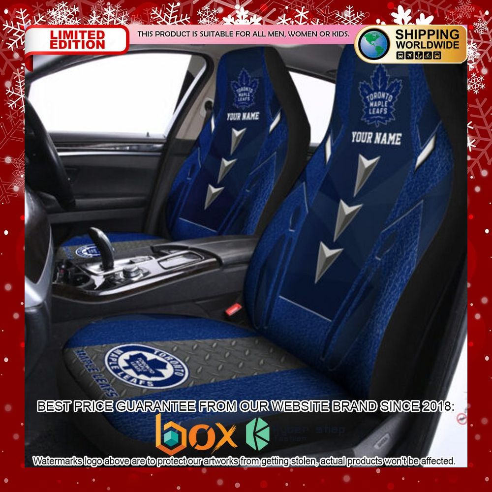 BEST Personalized Toronto Maple Leafs Car Seat Covers 4
