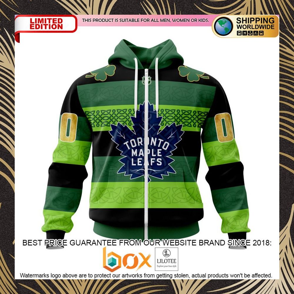 BEST Toronto Maple Leafs St.Patrick Days Concepts Personalized 3D Shirt, Hoodie 2