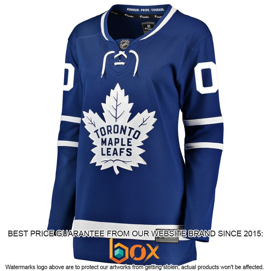 NEW Personalized Toronto Maple Leafs Women's Home Blue Hockey Jersey 2