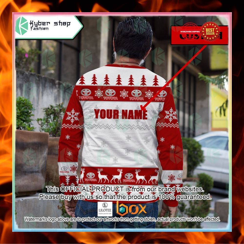 BEST Personalized Toyota Sweater Christmas 8