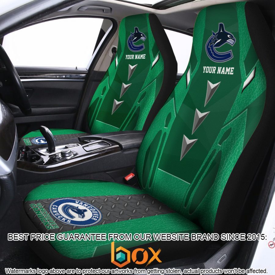 BEST Personalized Vancouver Canucks Car Seat Covers 10