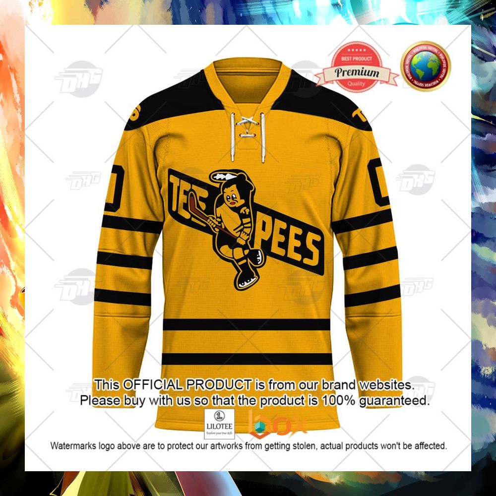 HOT Custom AHL St Catharines Teepees OHL Premium Hockey Jersey ...
