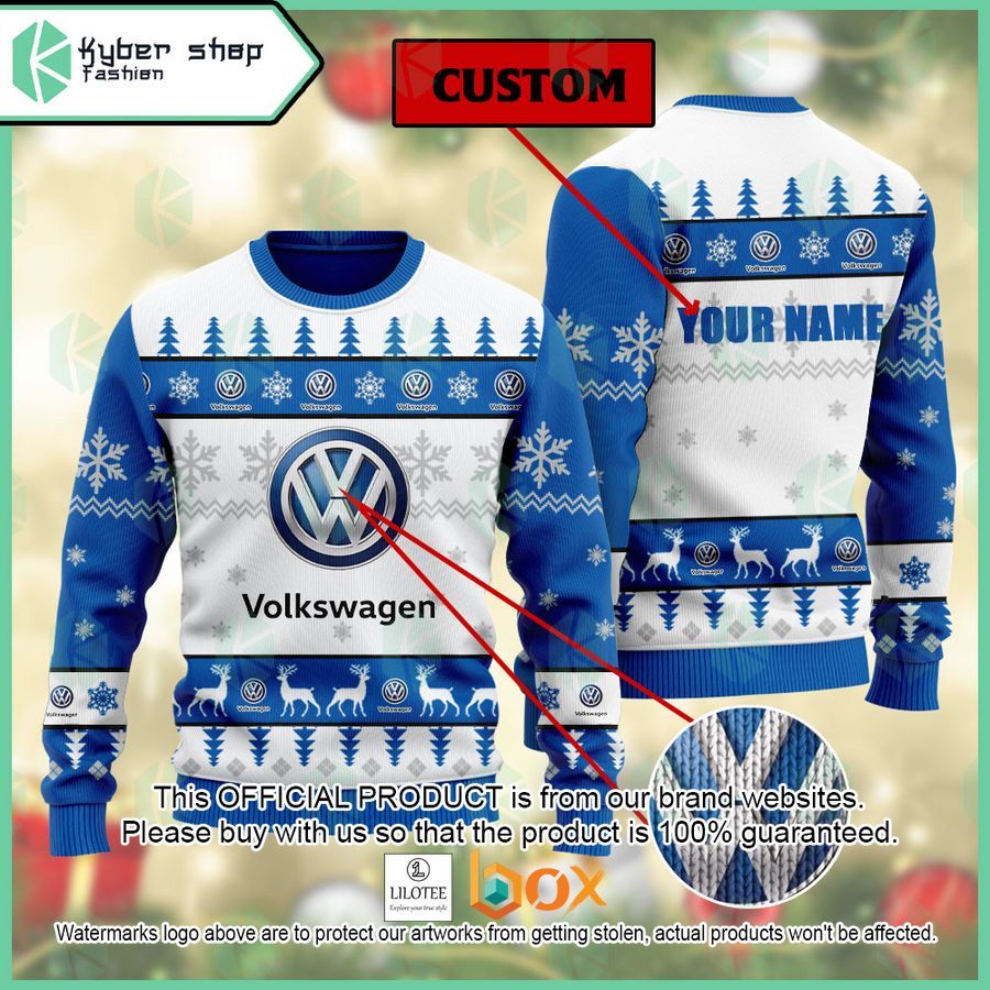BEST Personalized Volkswagen Sweater Christmas 1