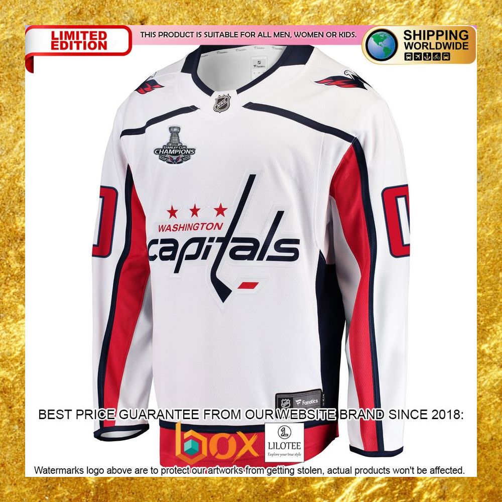NEW Personalized Washington Capitals 2018 Stanley Cup Champions Away White Hockey Jersey 11