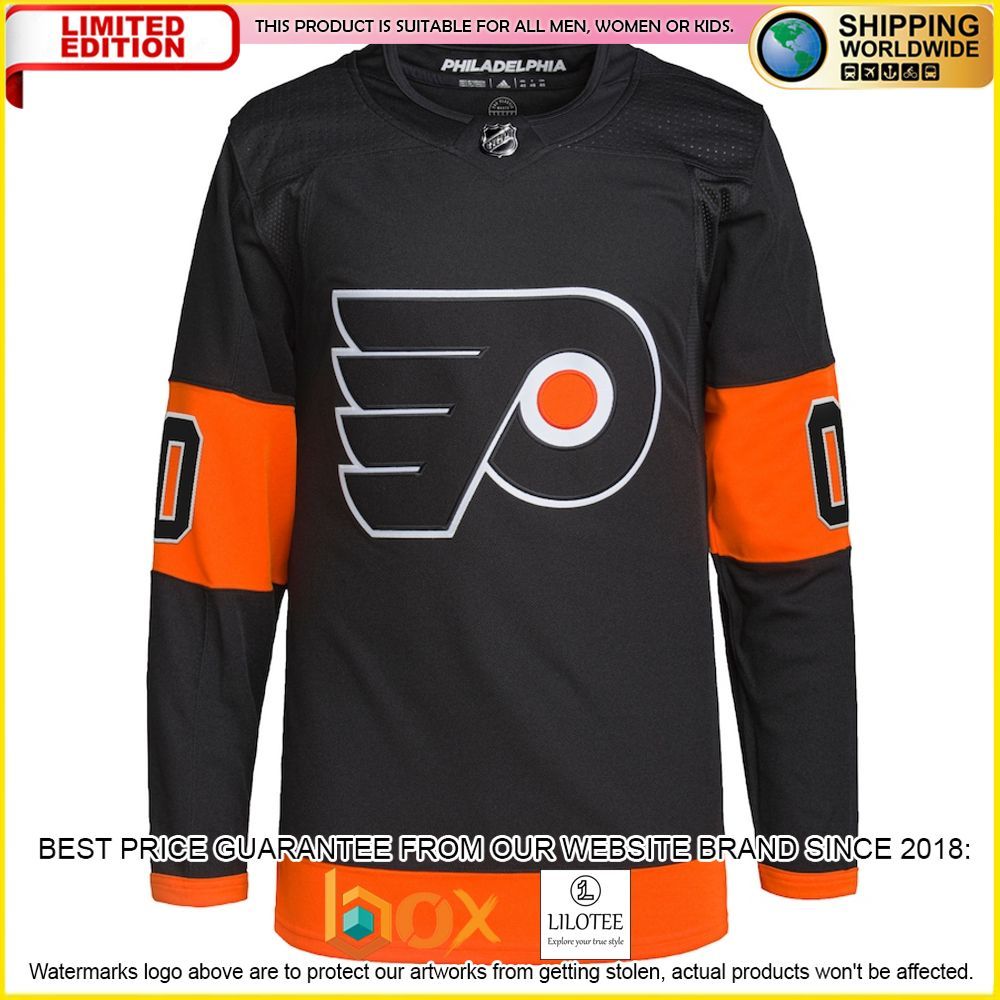 NEW Philadelphia Flyers Adidas Away Pro Custom White Premium Hockey Jersey 5
