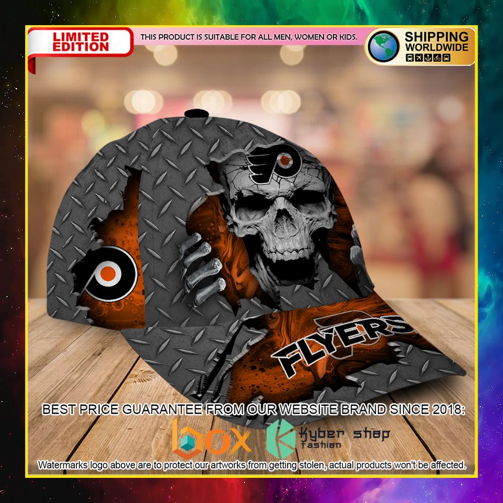 NEW Philadelphia Flyers Custom Name NHL Skull Cap Hat 4