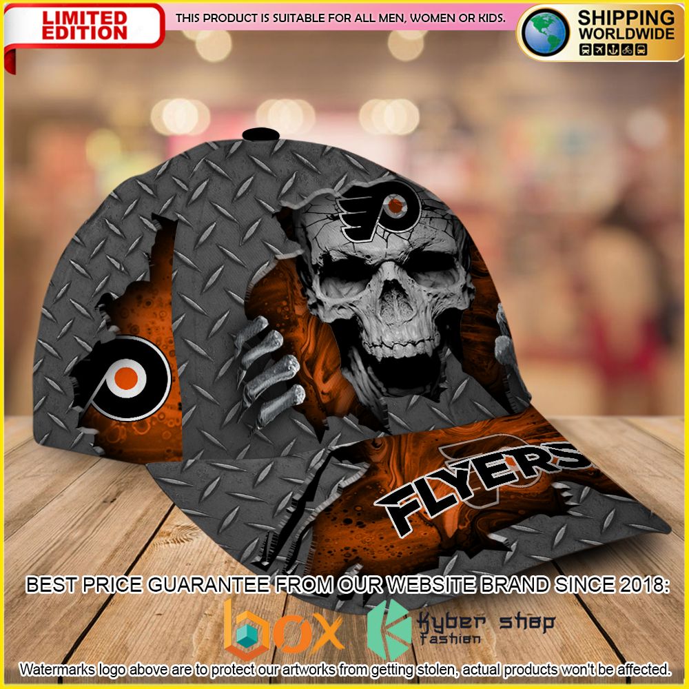 NEW Philadelphia Flyers Custom Name NHL Skull Cap Hat 2
