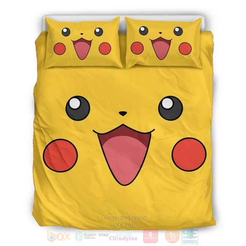 Pikachu Anime Bedding Set 3