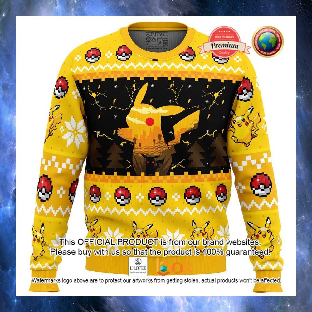 HOT Pikachu Pokemon Sweater 5