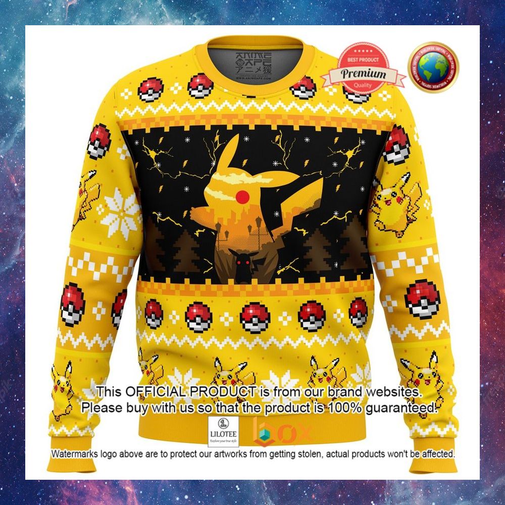HOT Pikachu Pokemon Sweater 3
