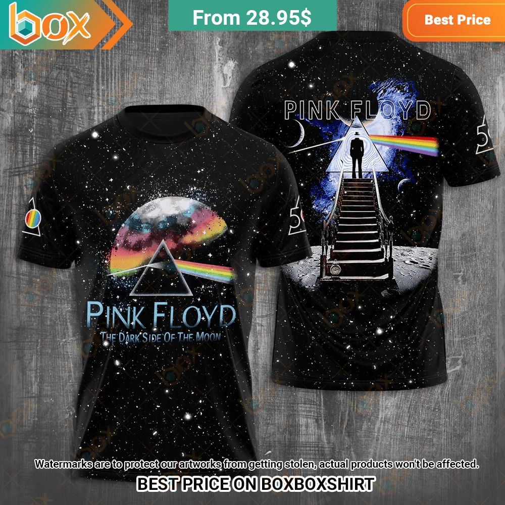 Pink Floyd Band The Dark Side of The Moon Album T-Shirt 1